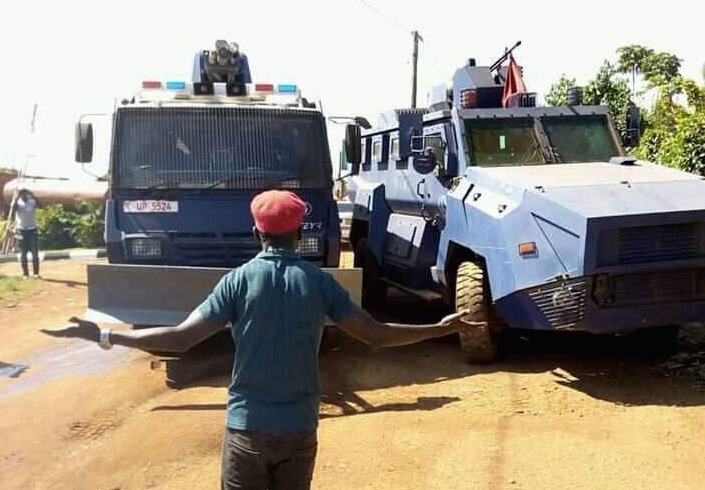 bobi-wine-engage-police-at-one-love-beach