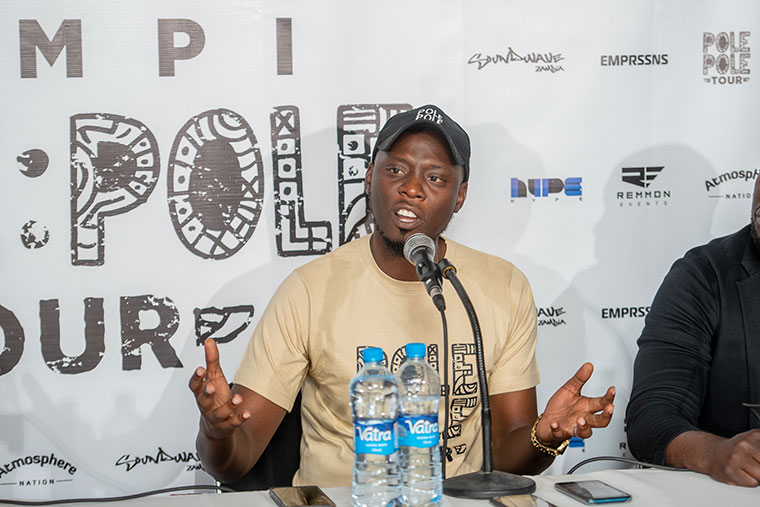 Zambia’s Pompi kicks off Pole Pole album Africa tour with a show in Uganda