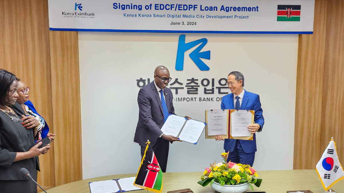 Konza Digital Media City: Kenya Signs $284.1 Million financing Deal with Korea 2 Konza Media City