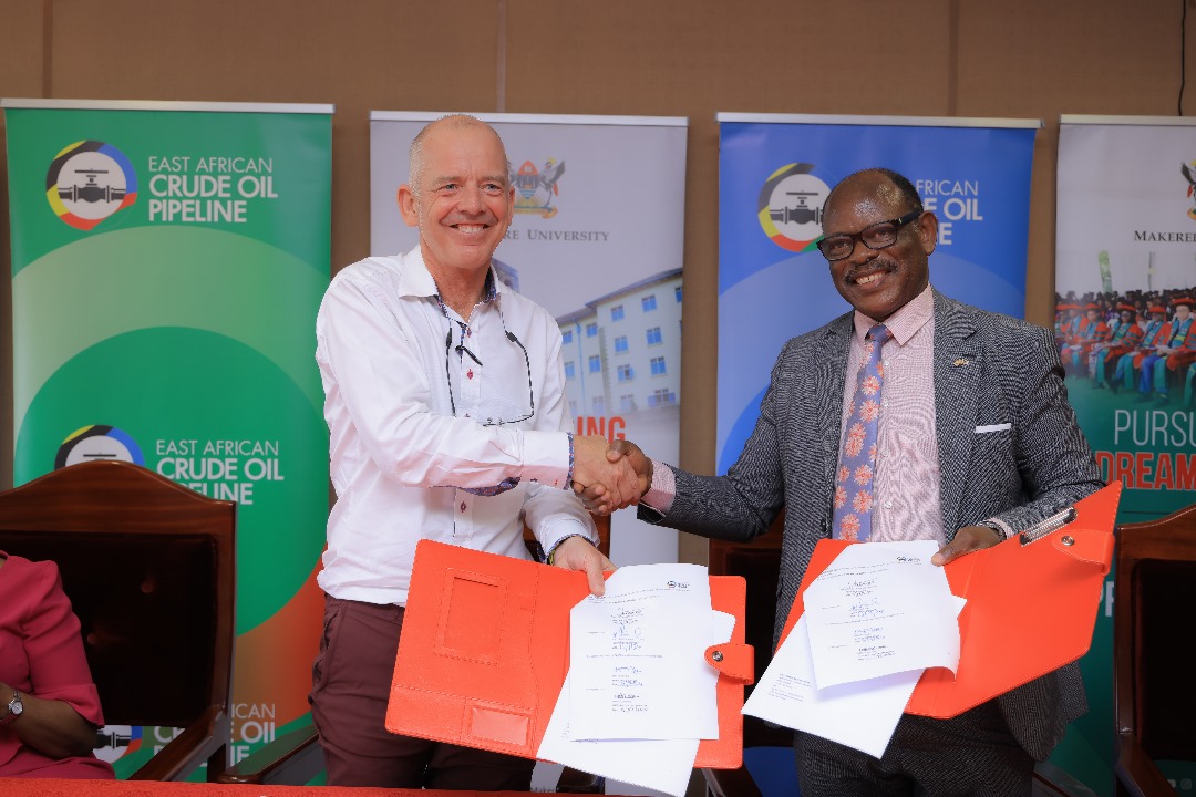 EACOP signs MoU with Makerere University to build local capacity in oil and gas sector