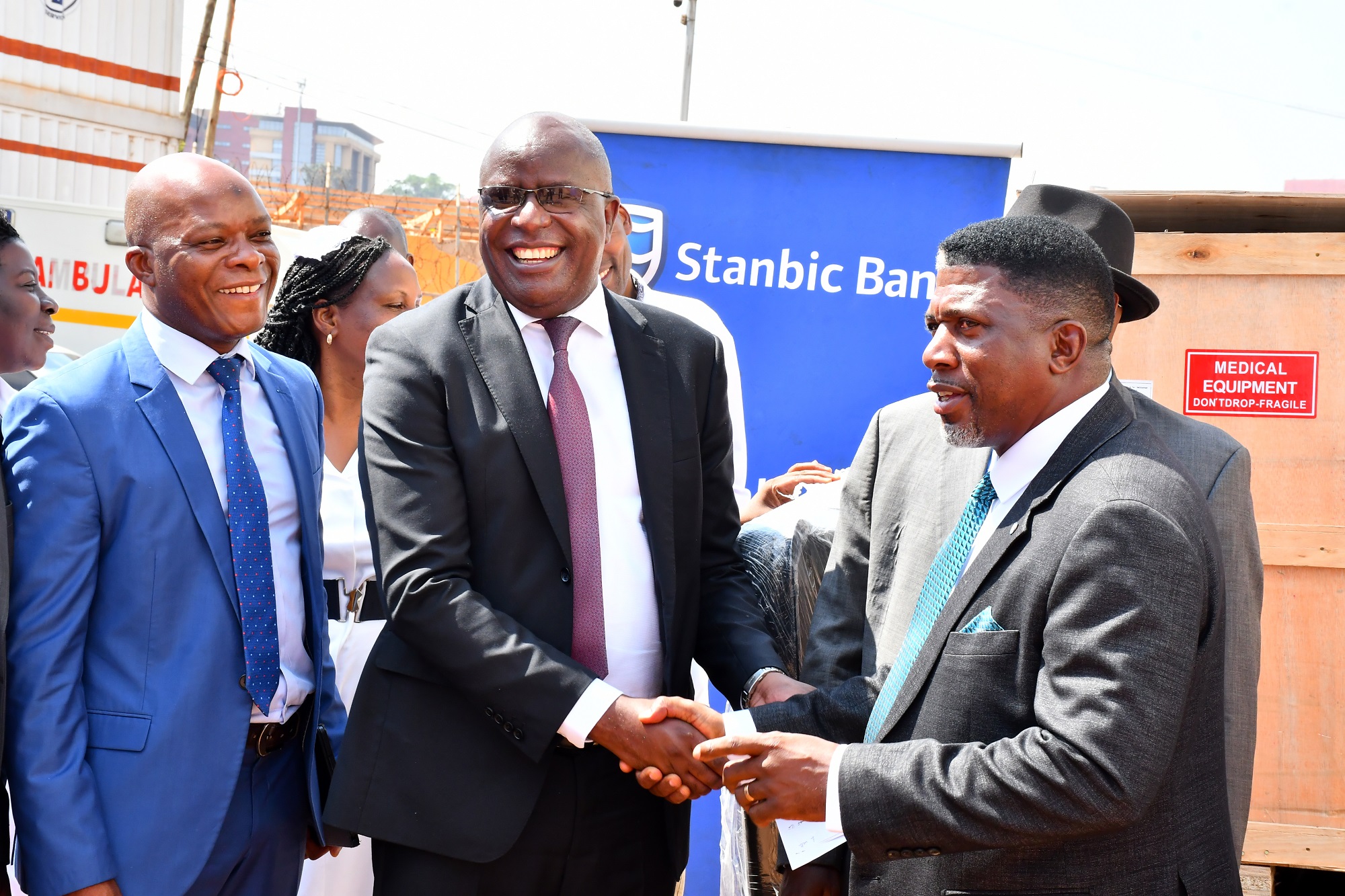 Stanbic Bank donates maternal healthcare equipment to Naguru Hospital