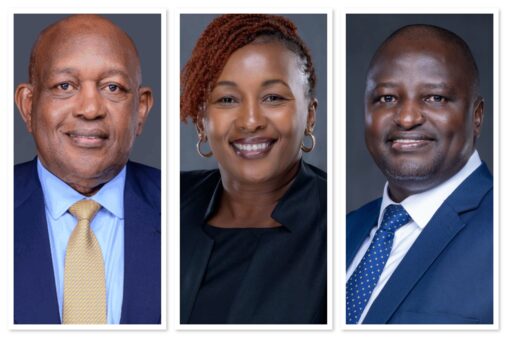 mbire-mulinge-yego_-507x338-1-3 (Left to Right) MTN Uganda Chairman Charles Mbire, MTN Uganda chief executive officer Sylvia Mulinge, and MTN Mobile Money managing director Richard Yego, will, on July 2, be part of an extraordinary meeting where shareholders will vote on the proposed spin-off of MoMo, the Fintech unit from the telco, MTN Uganda.