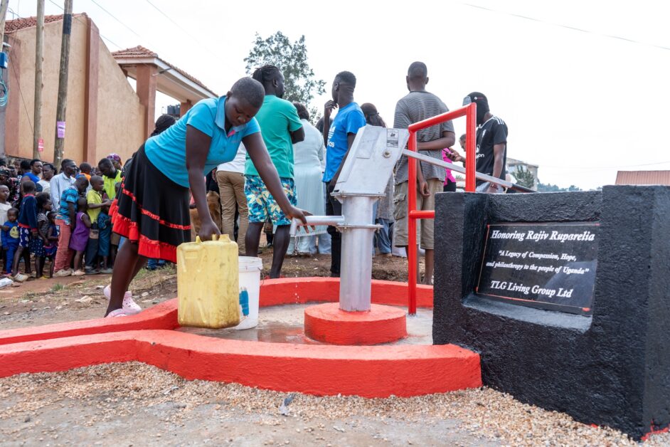 dsc03855-942x628-2 TLG Group marked the unveiling of its Vista Naguru apartments with a heartfelt donation of a borehole and essential supplies to Bank Village, honoring the legacy of Rajiv Ruparelia. The act brings clean water and hope to one of Kampala’s most underserved communities, reflecting a deeper vision of real estate with a human heart.