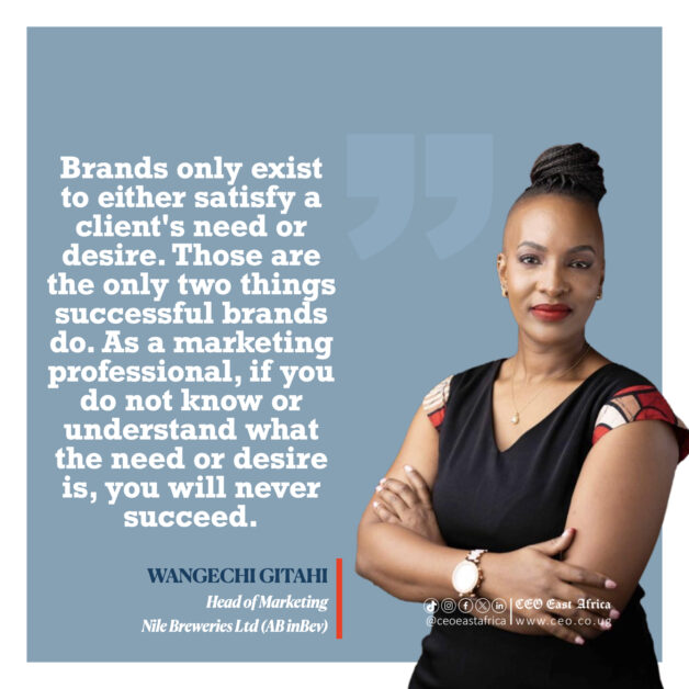 quotes-wangechi-gitahi-001-628x628-1-1 Explore this in-depth interview with Wangechi Gitahi, Head of Marketing at Nile Breweries Uganda, as she unpacks her philosophy on marketing leadership in East Africa—covering brand purpose and strategy, human-centered marketing, consumer empathy, creative agency dynamics, and ROI-driven marketing. A leading voice among women in marketing leadership and FMCG marketing in Africa, Wangechi shares insights on P&L ownership, authentic storytelling, and building trust across diverse consumer segments, including beer brand marketing.