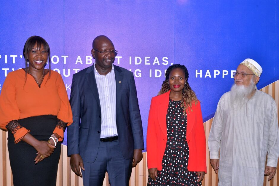 sylvia-alal-of-pearl-marina-daniel-kwesiga-of-quesi-properties-stanbic-banks-damalie-kairumba-and-zoeb-yeolawala-of-universal-multipurpose-enterprises-941x628-1 Group photo of Sylvia Alal of Pearl Marina Estates, Daniel Kwesiga of Quesi Properties, Stanbic Bank’s Damalie Kairumba, and Zoeb Yeolawala of Universal Multipurpose Enterprises at the launch of Stanbic Bank Uganda’s mortgage solution initiative in Kampala.