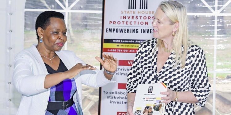SHIPU head meets the British High Commissioner to Uganda Lisa Chesneyon