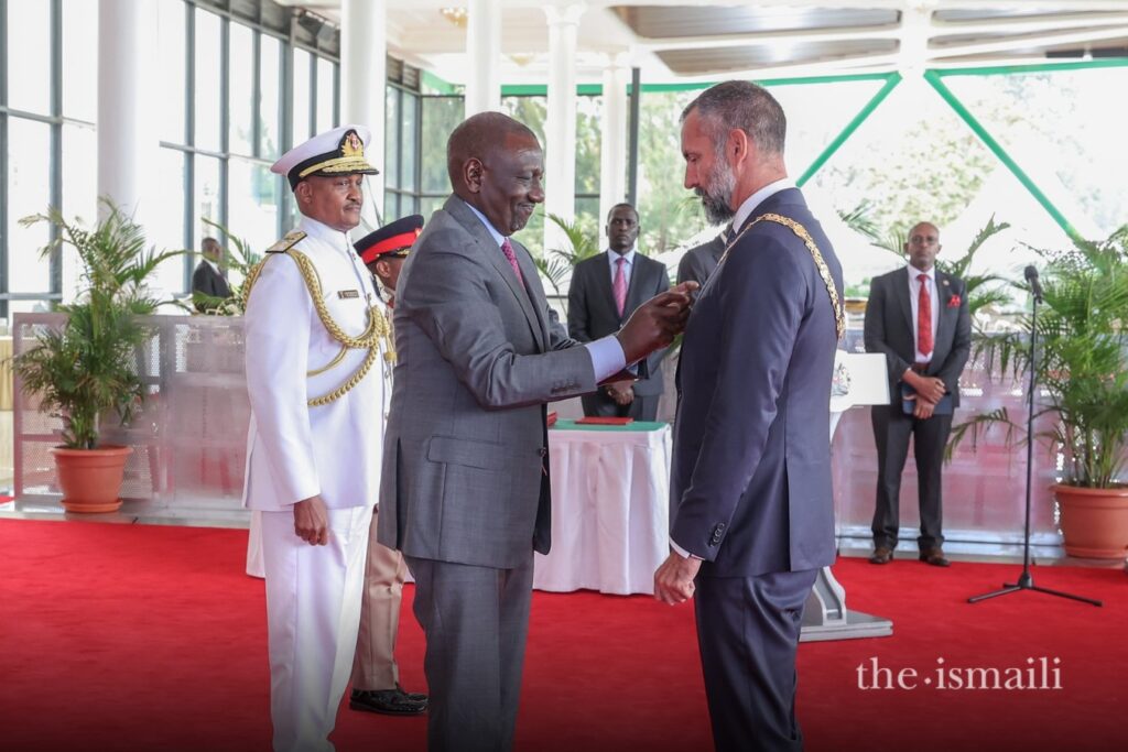 Prince Rahim Aga Khan visits Kenya 1 HHRuto3