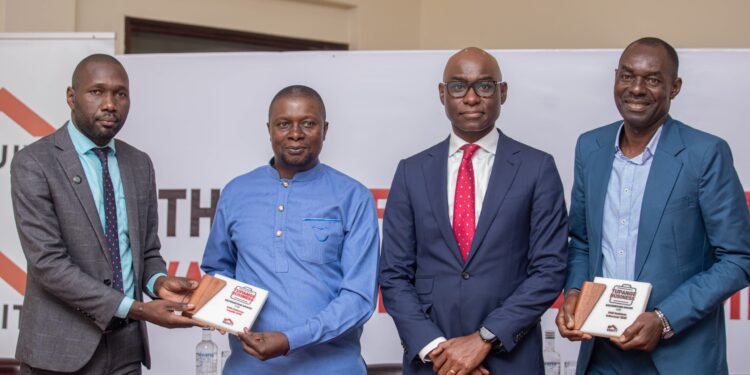 Equity Bank awards Mr. Robert Kassaja of Kassaja & Sons Mirrors in Busia as the Most Committed Customer and Richard Omusei of Halcyon High School in Soroti as the Most Influencial Customer.