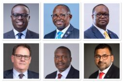 inside-the-minds-of-ceos-collage-1-254x169-1-1 A photo collage of top Ugandan Bank CEOs. In the top row; Uganda Bankers Association Chairman and Postbank Managing Director- Julius Kakeeto, Centenary Bank Managing Director, Fabian Kasi, Stanbic Bank Uganda CEO, Mumba Kalifungwa. Bottom row: I&M Bank CEO, Robin Bairstow, Diamond Trust Bank CEO, Godfrey Sebaana and Standard Chartered CEO, Sanjay Rughani.