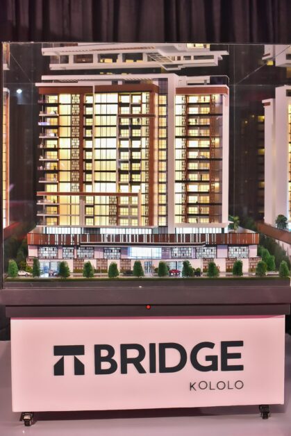 the-bridge-kololo-3d-model-419x628-1 The Bridge Kololo — VAAL Uganda’s boldest development yet — is a landmark-in-the-making featuring twin towers linked by a skybridge, 25 luxury lifestyle amenities, and panoramic views of Lake Victoria and Kampala’s skyline. From a heated pool and private cinema to a rooftop café, co-working lounge, and wellness spaces, every detail redefines what it means to live above the city. A rare opportunity in Kololo’s most exclusive neighborhood — crafted for those who value elegance, comfort, and investment-worthy living.