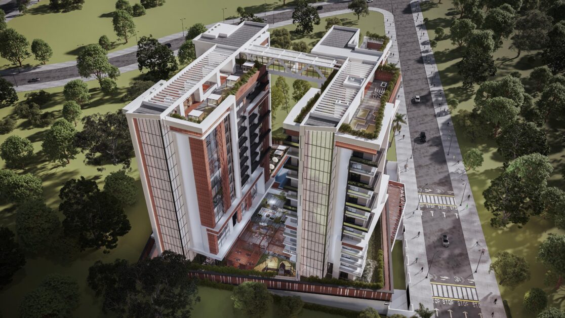 vaal-the-bridge-3-1116x628-1 The Bridge Kololo — VAAL Uganda’s boldest development yet — is a landmark-in-the-making featuring twin towers linked by a skybridge, 25 luxury lifestyle amenities, and panoramic views of Lake Victoria and Kampala’s skyline. From a heated pool and private cinema to a rooftop café, co-working lounge, and wellness spaces, every detail redefines what it means to live above the city. A rare opportunity in Kololo’s most exclusive neighborhood — crafted for those who value elegance, comfort, and investment-worthy living.