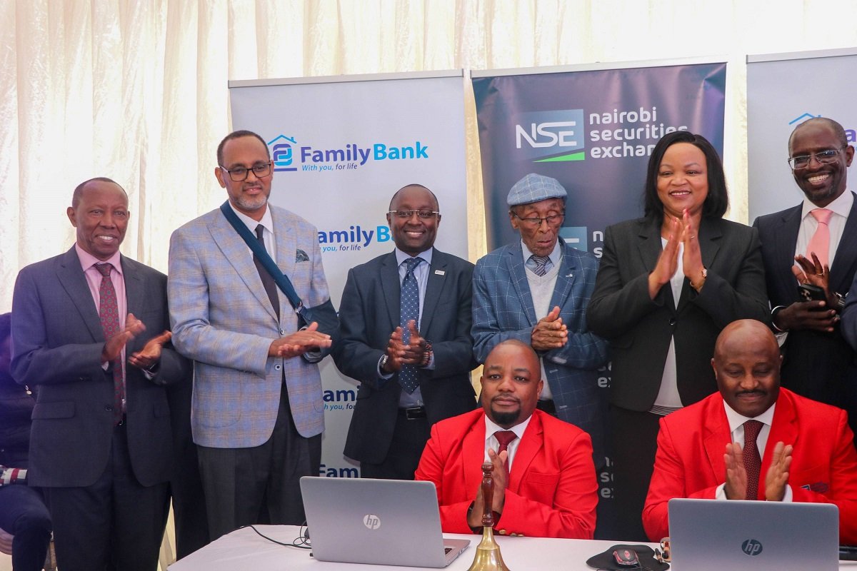 Kenya’s Family Bank goes public, marking the Nairobi bourse’s biggest private-sector listing since 2009