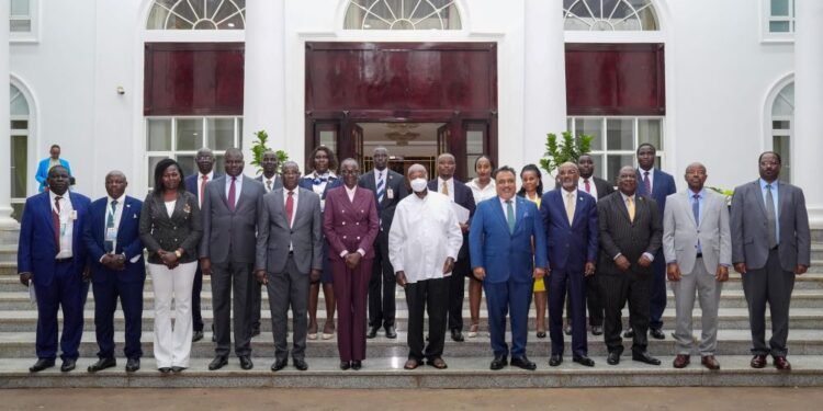 Museveni, South Sudan delegation discuss roads, power and border security to boost trade